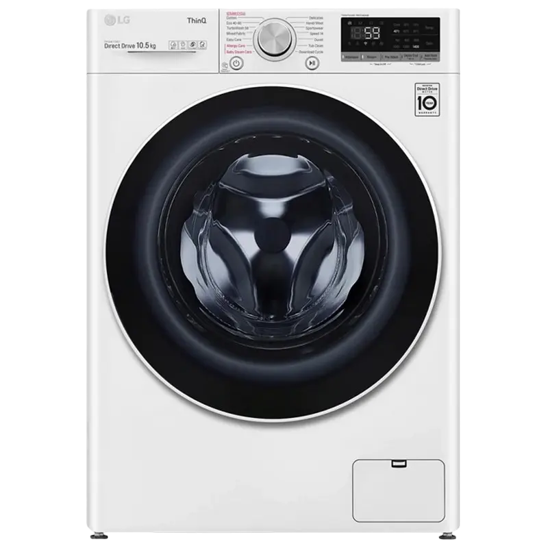 Mașină de spălat LG F4WV710S2E, 10,5kg, Alb - photo
