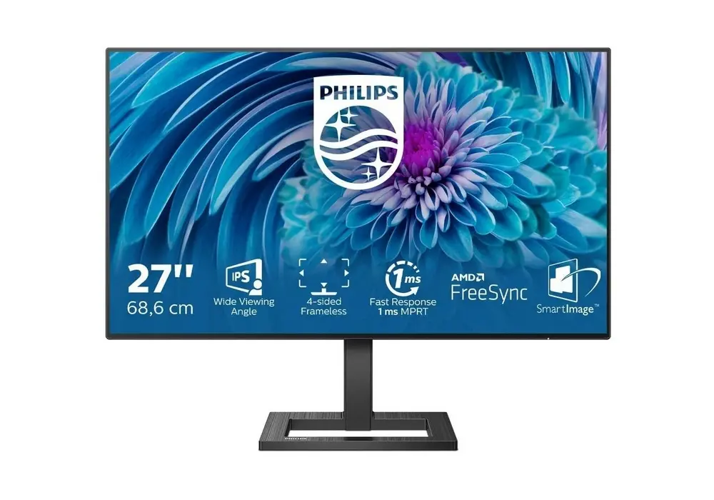 27" Монитор для развлечений PHILIPS 272E2FA, IPS 1920 x 1080 Full-HD, Чёрный - photo