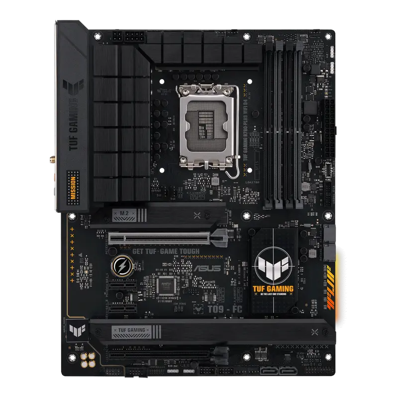 Материнская плата ASUS TUF GAMING B760-PLUS WIFI D4, LGA1700, Intel B760, ATX - photo