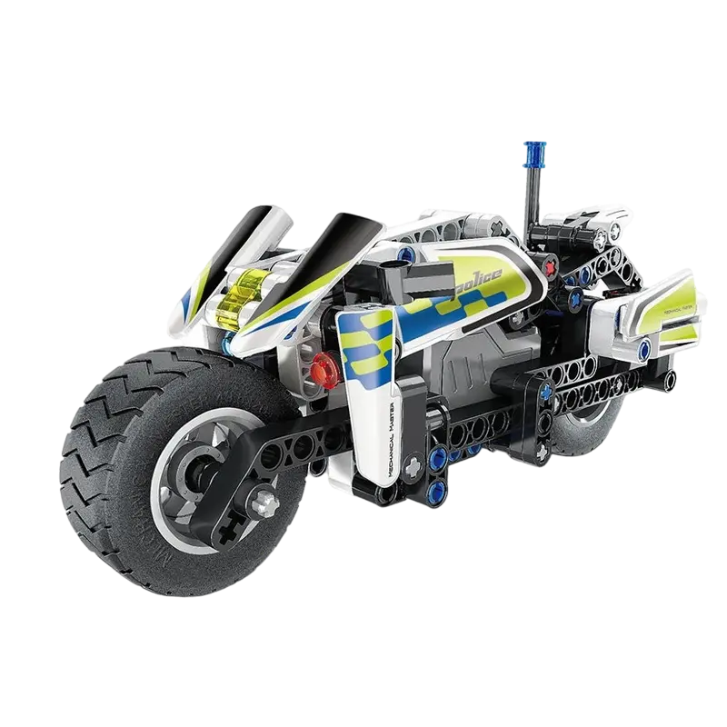 Конструктор XTech Pull Back Police Motorbike - photo