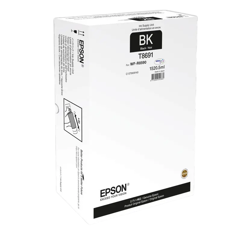 Контейнер с чернилами Epson T8691, 1520,5мл, Чёрный - photo