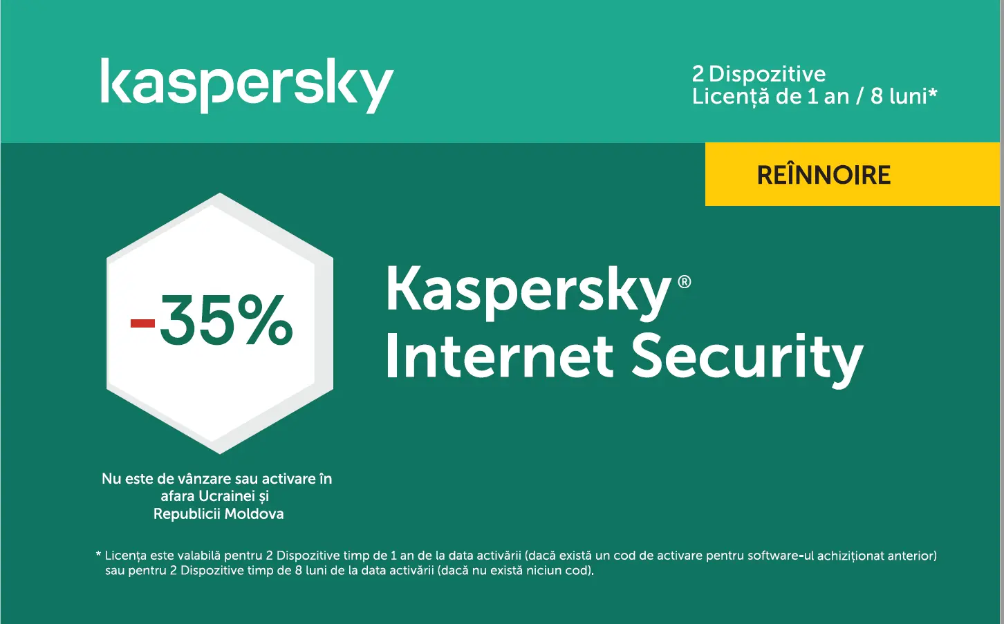 Kaspersky Internet Security Card 2 Dev 1 Year Renewal - Promo - photo