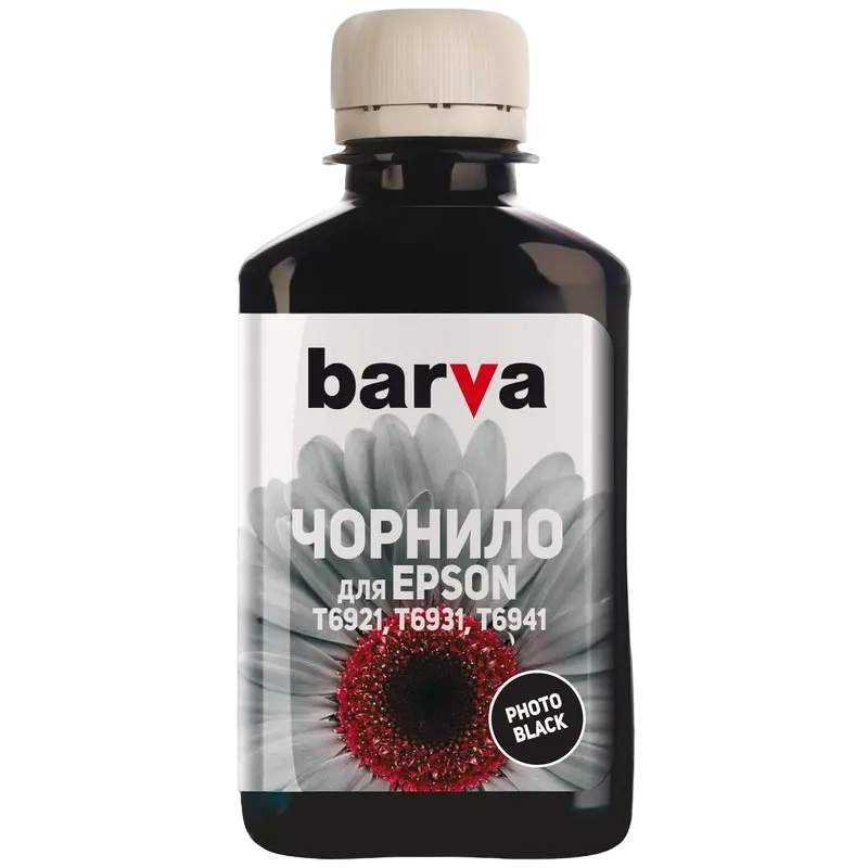 Recipient de cerneală Barva T6931, 180ml, Negru foto - photo