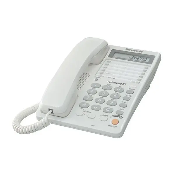 Telefon cu fir Panasonic Telephone KX-TS2365UAW, Alb - photo