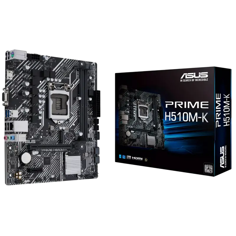 Placă de bază ASUS PRIME H510M-K, LGA1200, Intel H510, Micro-ATX - photo