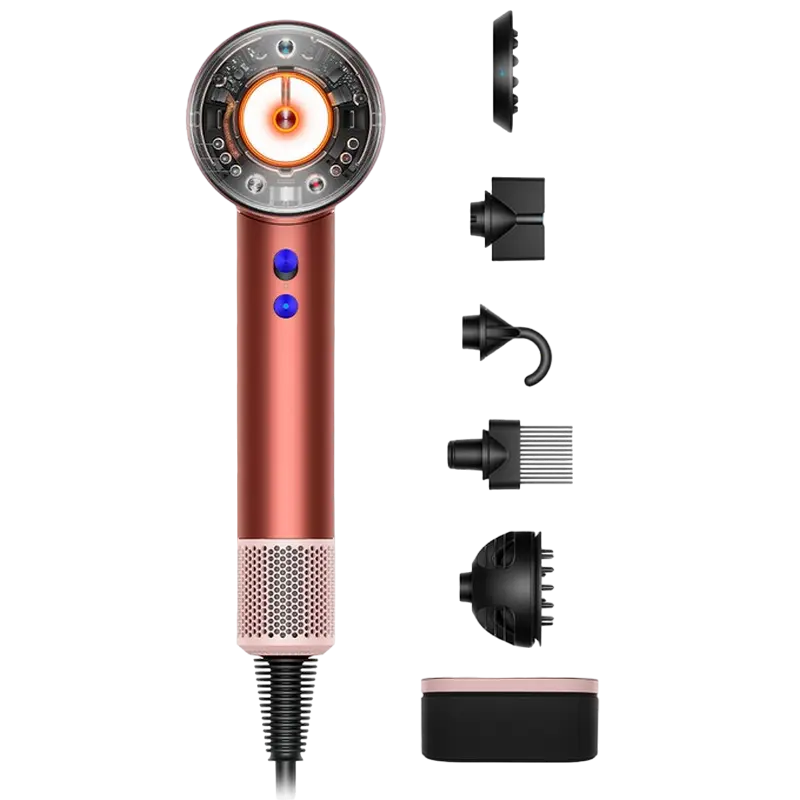 Uscător de păr Dyson Supersonic Nural HD16, 1600W, Strawberry Bronze | Blush Pink - photo