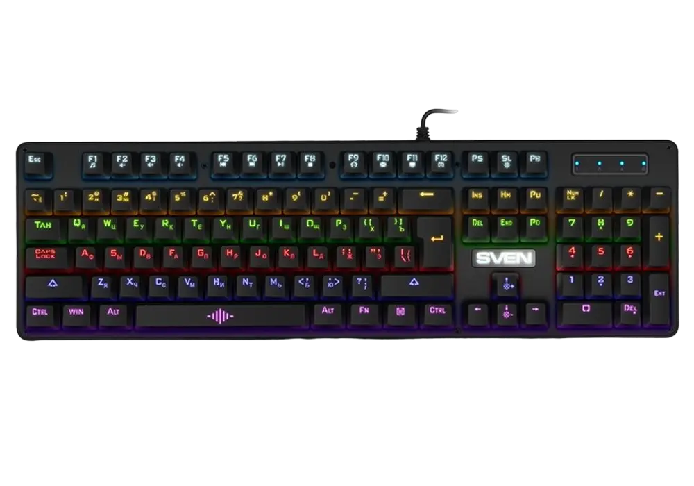 Клавиатура SVEN KB-G9100, Проводное, Чёрный - photo