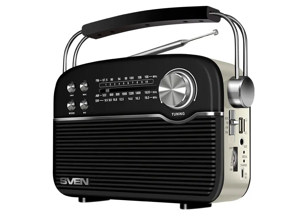 Radio portabil SVEN SRP-500, Negru - photo