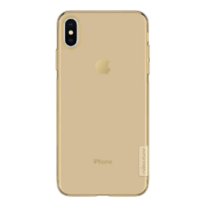 Чехол Nillkin iPhone XS Max - Ultra thin TPU - Nature, Коричневый - photo