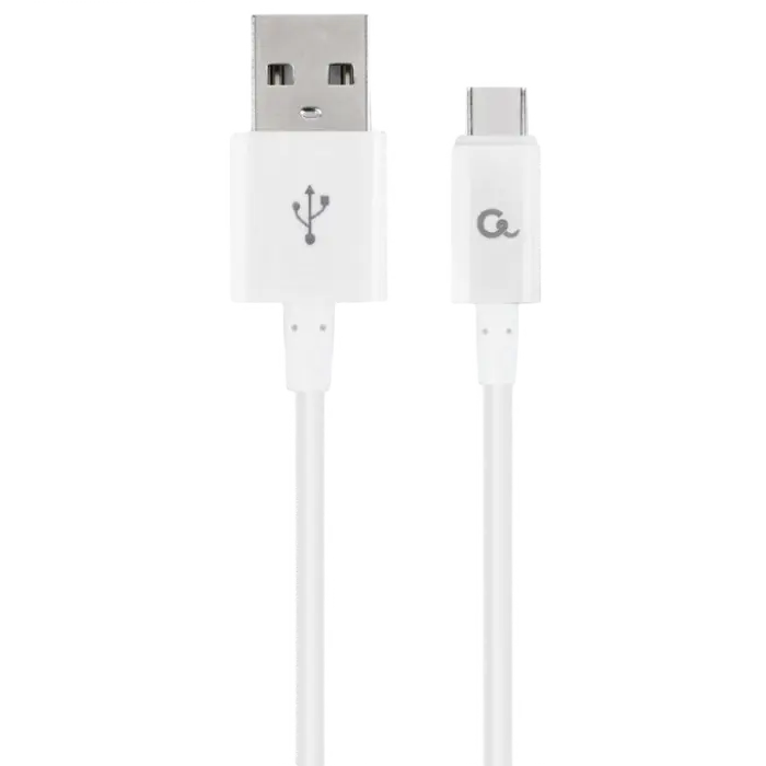 Cablu încărcare și sincronizare Cablexpert CC-USB2P-AMCM-2M-W, USB Type-A/USB Type-C, 2m, Alb - photo