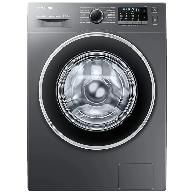 Mașină de spălat Samsung WW80J52E0HX/CE, 8kg, Gri - photo
