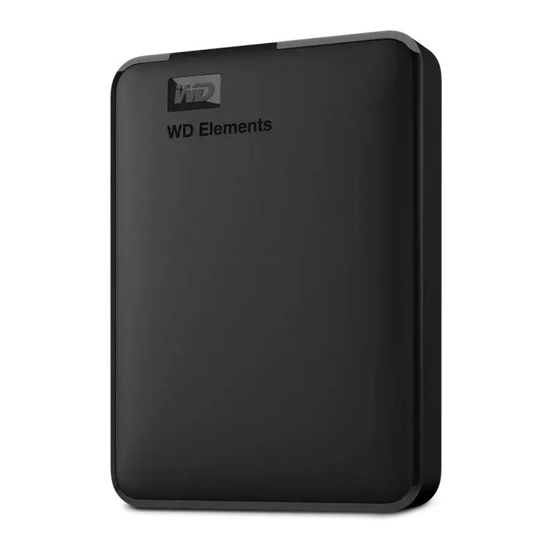 Внешний портативный SSD накопитель Western Digital WD Elements, 6 ТБ, Чёрный (WDBHJS0060BBK-WESN) - photo