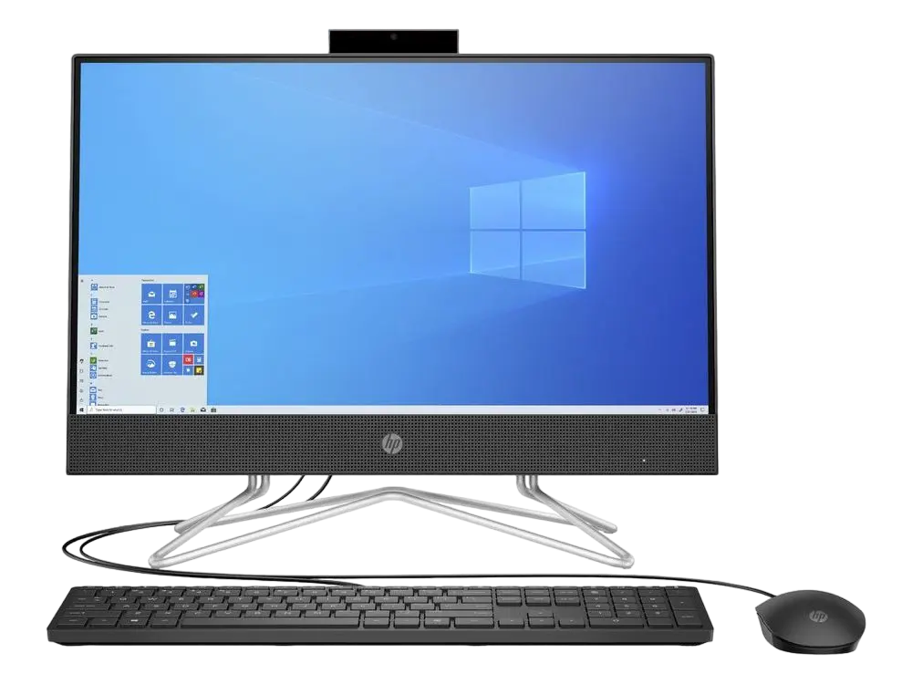 Computer All-in-One HP 22-df1055ur, 21,5", Intel Core i3-1125G4, 8GB/256GB, FreeDOS, Negru - photo