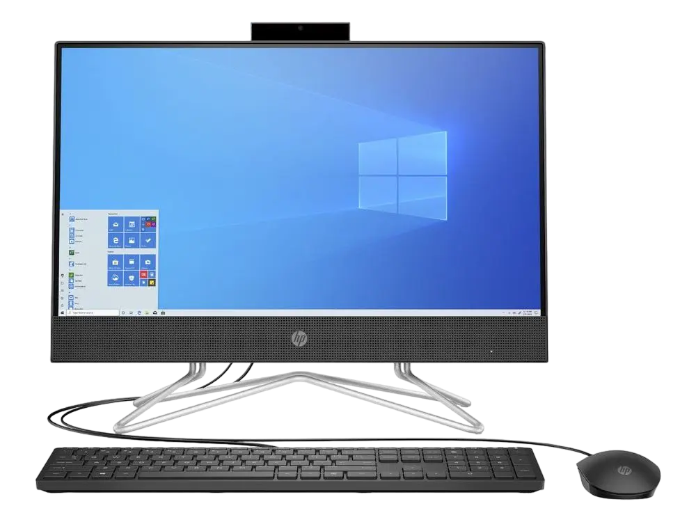 Моноблок HP 22-df1055ur, 21,5", Intel Core i3-1125G4, 8Гб/256Гб, FreeDOS, Чёрный - photo