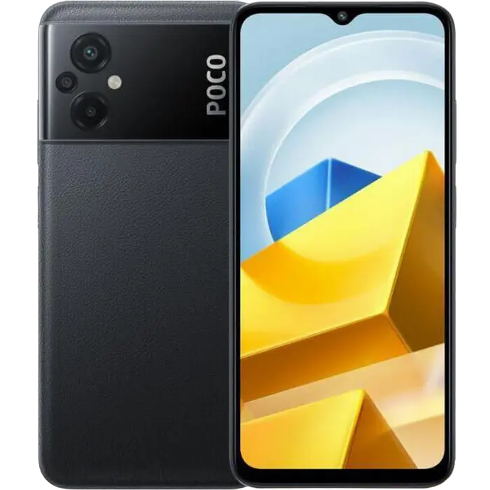 Смартфон Xiaomi Poco M5, 4Гб/128Гб, Чёрный  
 - photo