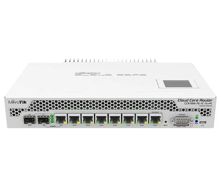 Router MikroTik CCR1009-7G-1C-1S+PC, Alb - photo