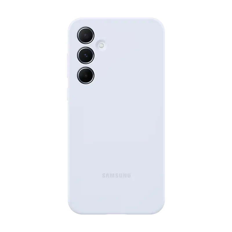 Чехол Samsung Silicone Cover Galaxy A55, Синий - photo