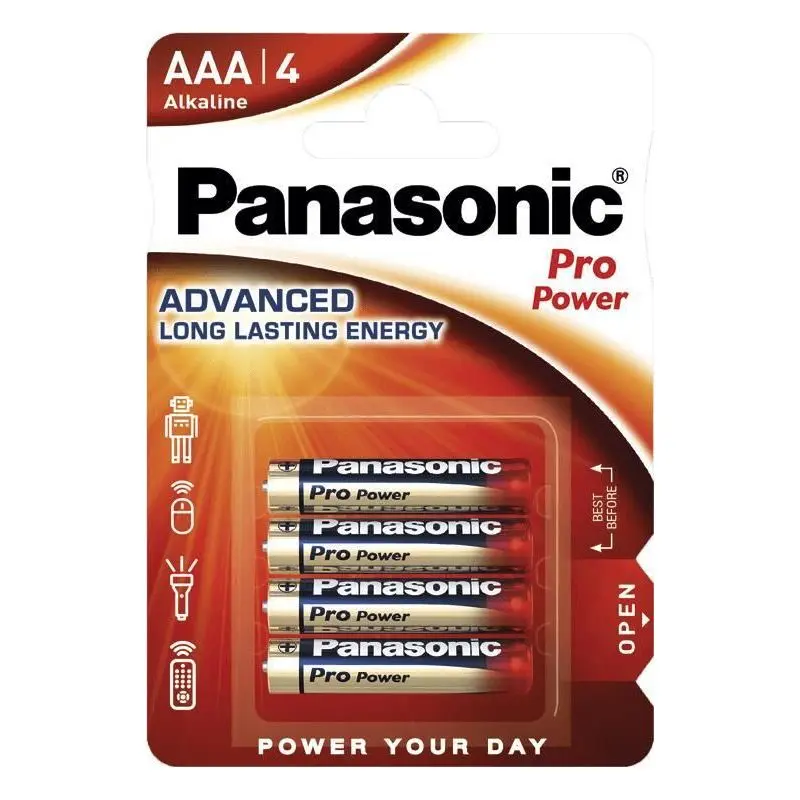 Panasonic   "PRO Power" AAA Blister *4, Alkaline, LR03XEG/4BP - photo