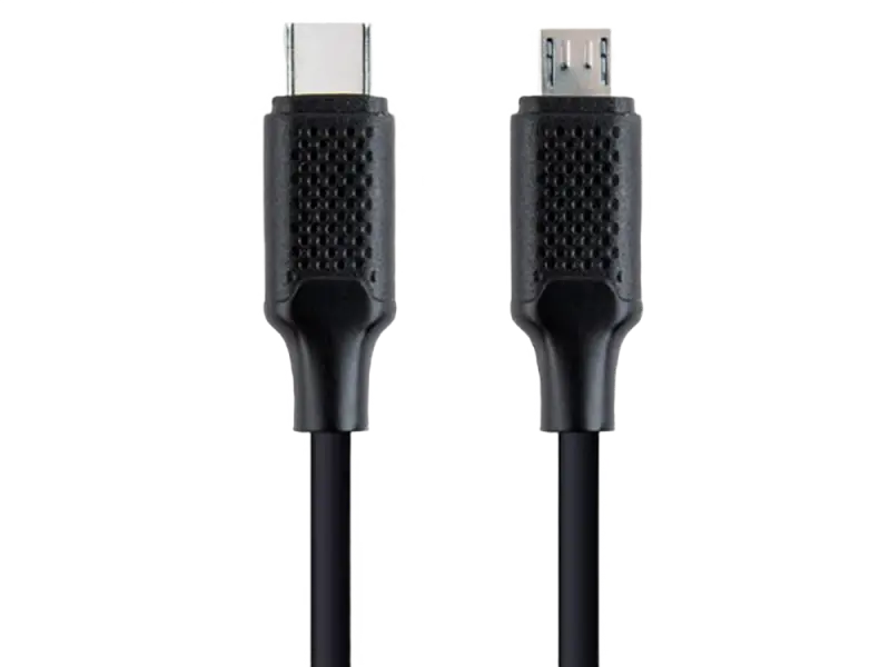 Cablu încărcare și sincronizare Cablexpert CC-USB2-CMMBM-1.5M, USB Type-C/micro-USB, 1,5m, Negru - photo