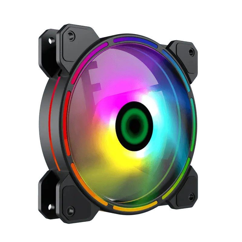 Ventilator PC Gamemax FN-12Rainbow-D, 120 mm - photo