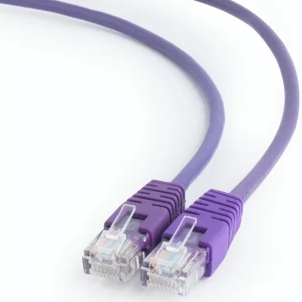 Patch cord Cablexpert PP12-2M/V, CAT5e UTP, 2m, Violet - photo