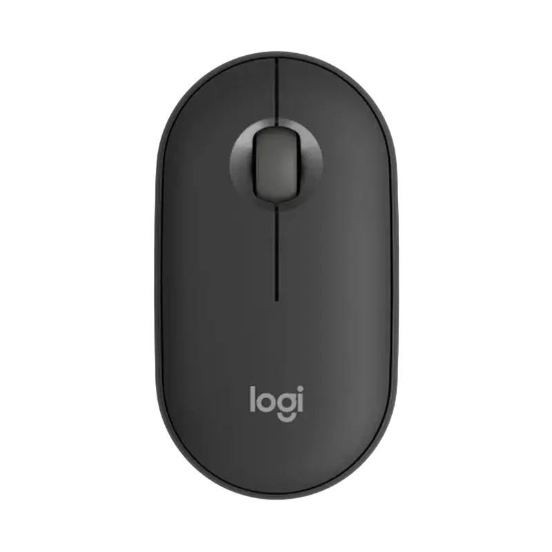 Mouse Wireless Logitech M350S, Grafit - photo