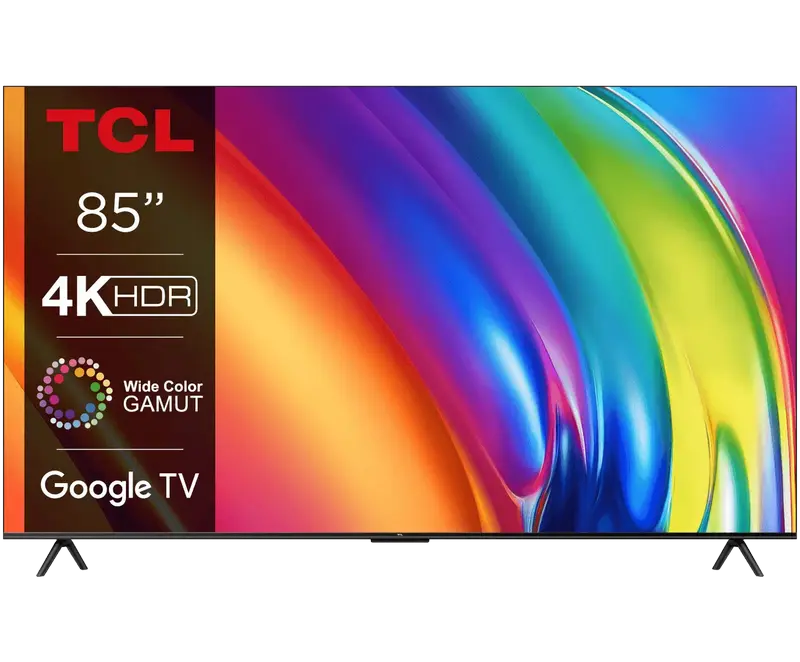 85" LED SMART Телевизор TCL 85P745, 3840x2160 4K UHD, Google TV, Чёрный - photo