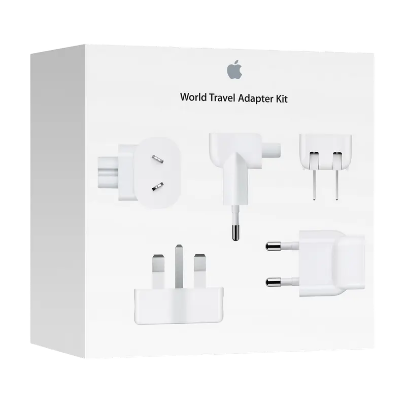 Adaptor de rețea Apple Travel Adapter Kit MD837, Alb - photo