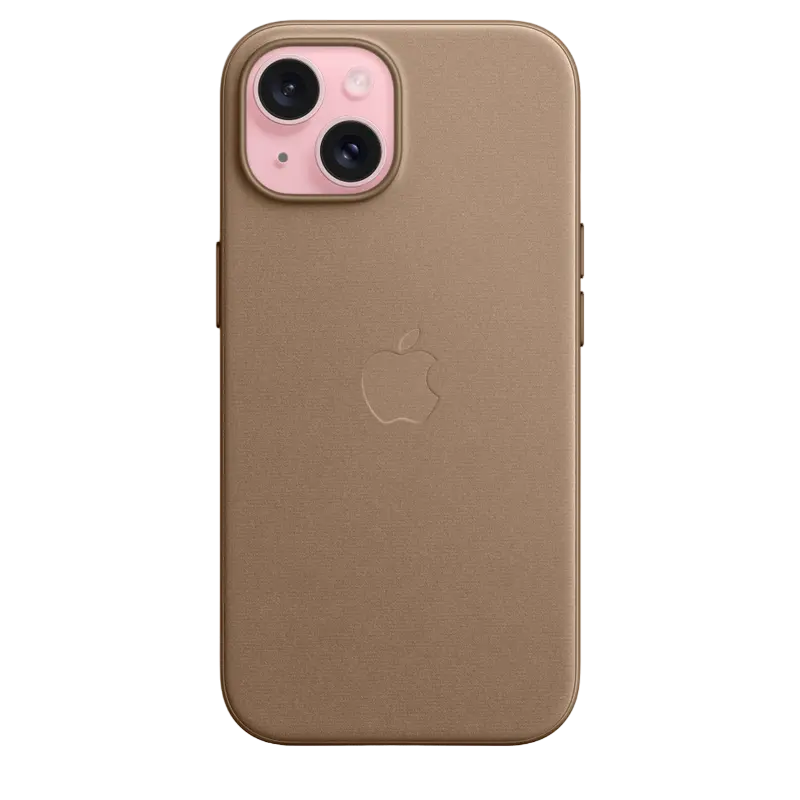 Husă Apple iPhone 15 Plus FineWoven Case with MagSafe, Taupe - photo
