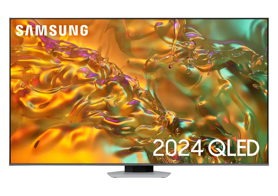 65" QLED SMART Телевизор Samsung QE65Q80DAUXUA, 3840x2160 4K UHD, Tizen 8.0, Серебристый - photo