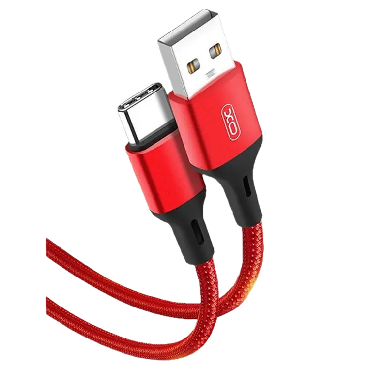 Cablu încărcare și sincronizare XO NB143, USB Type-A/micro-USB, 1 m, Roșu - photo