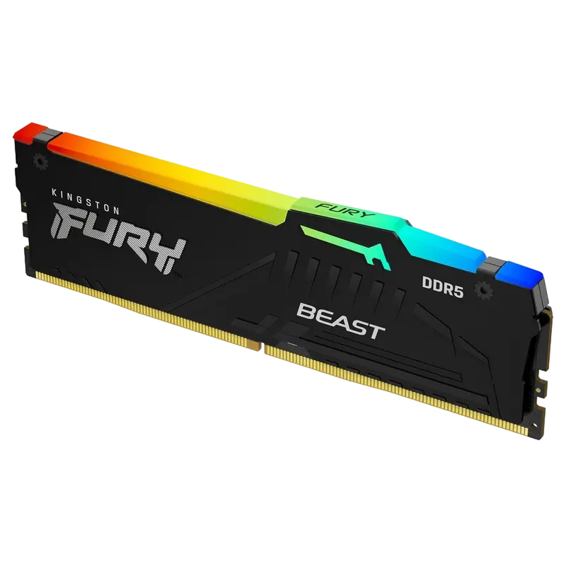 Memorie RAM Kingston FURY Beast RGB, DDR5 SDRAM, 6000 MHz, 8GB, KF560C30BBA-8 - photo