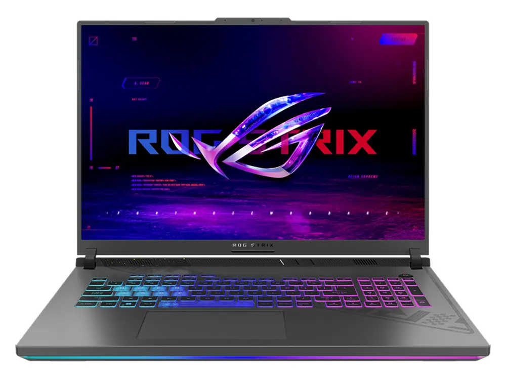 Игровой ноутбук 18" ASUS ROG Strix G18 G814JV, Eclipse Gray, Intel Core i9-13980HX, 16Гб/1024Гб, Без ОС - photo
