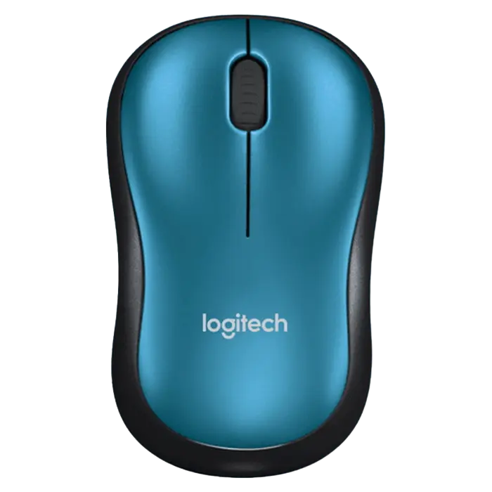 Mouse Wireless Logitech M185, Albastru - photo
