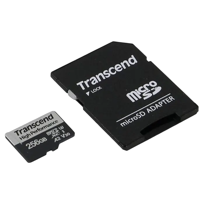 Карта памяти Transcend MicroSDXC Class 10, 256Гб (TS256GUSD330S) - photo