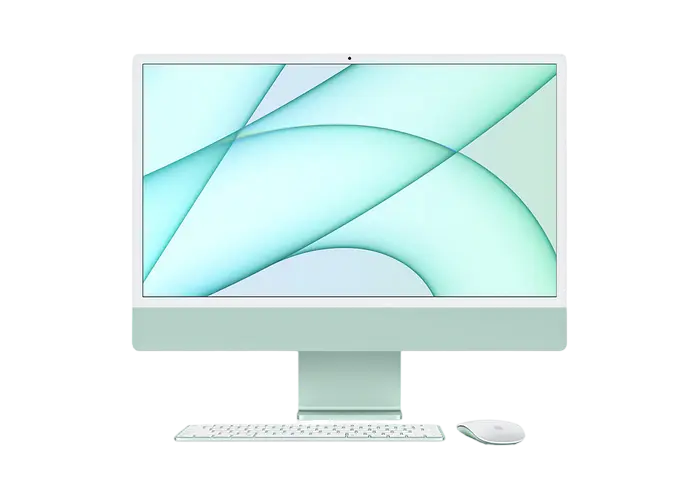 Моноблок Apple iMac A2439, 24", M1 with 8-core CPU and 7-core GPU, 8Гб/256Гб, macOS Big Sur, Зеленый - photo