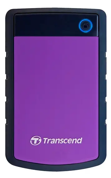 HDD portabil extern Transcend StoreJet 25H3P, 1 TB, Gri/Violet (TS1TSJ25H3P) - photo