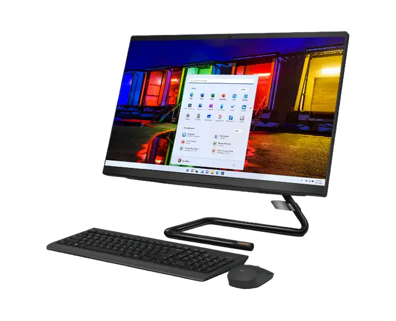 Computer All-in-One Lenovo IdeaCentre AIO 3 22IIL5, 21,5", Intel Core i3-10100T, 8GB/256GB, Fără SO, Negru - photo