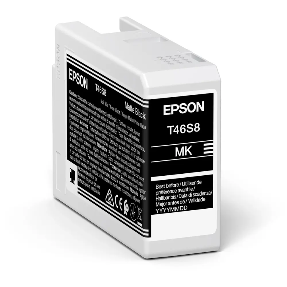 Картридж чернильный Epson T46S UltraChrome Pro 10, 25мл, Матовый Черный - photo
