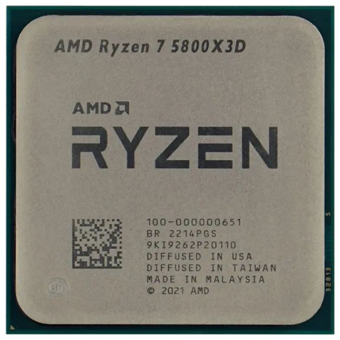 Procesor AMD Ryzen 7 5800X 3D, Fără grafică integrată - photo