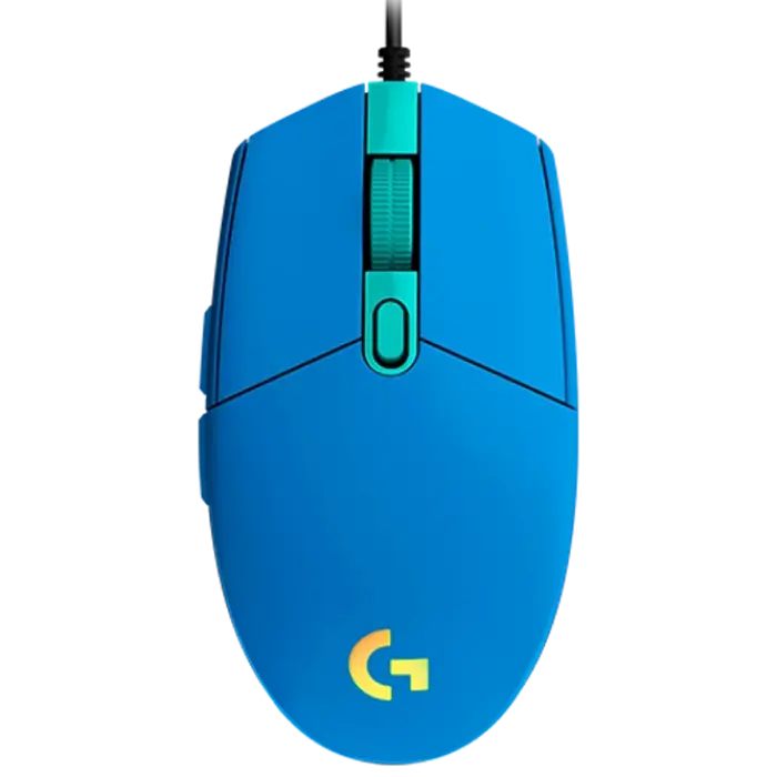 Gaming Mouse Logitech G203 Lightsync, Albastru - photo