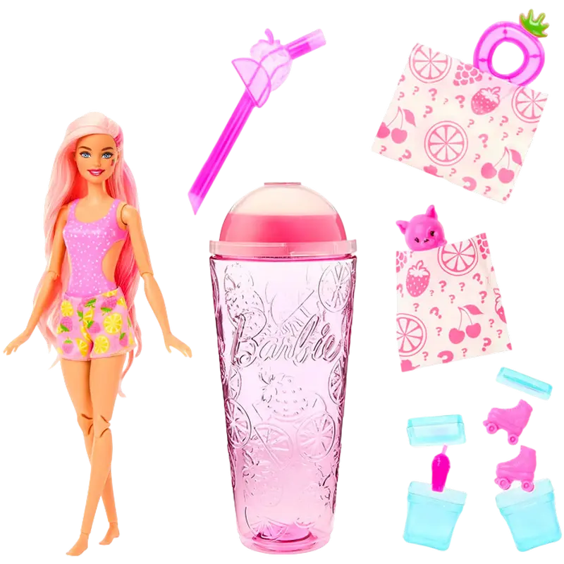Papușă Barbie Pop Reveal "Limonadă cu căpșuni" HNW41 - photo