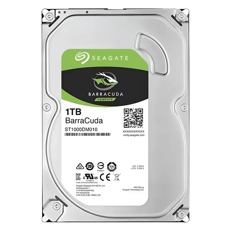 Жесткий диск Seagate BarraCuda, 3.5", 1 ТБ <ST1000DM010> - photo