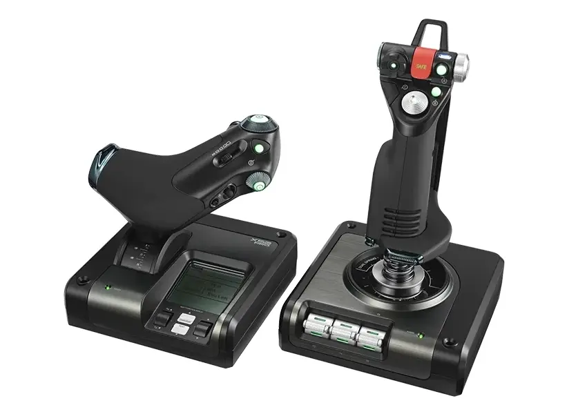 Игровой джойстик Logitech G X52 Pro HOTAS, Чёрный - photo