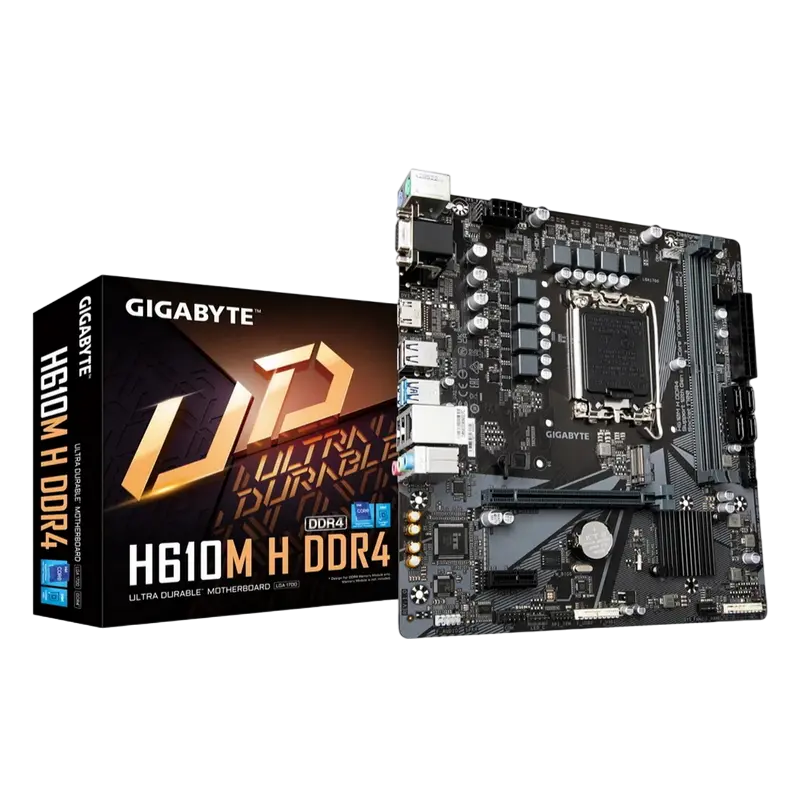 Placă de bază Gigabyte H610M H DDR4, LGA1700, Intel H610, Micro-ATX - photo