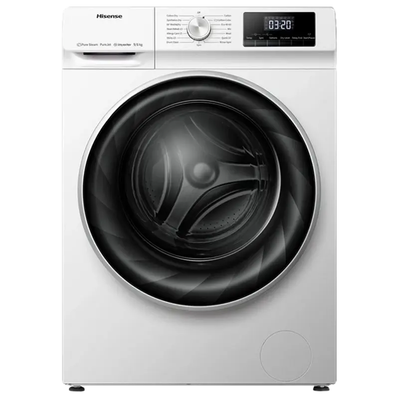 Mașină de spălat cu uscător Hisense WDQY9014EVJM, 9kg, Alb - photo