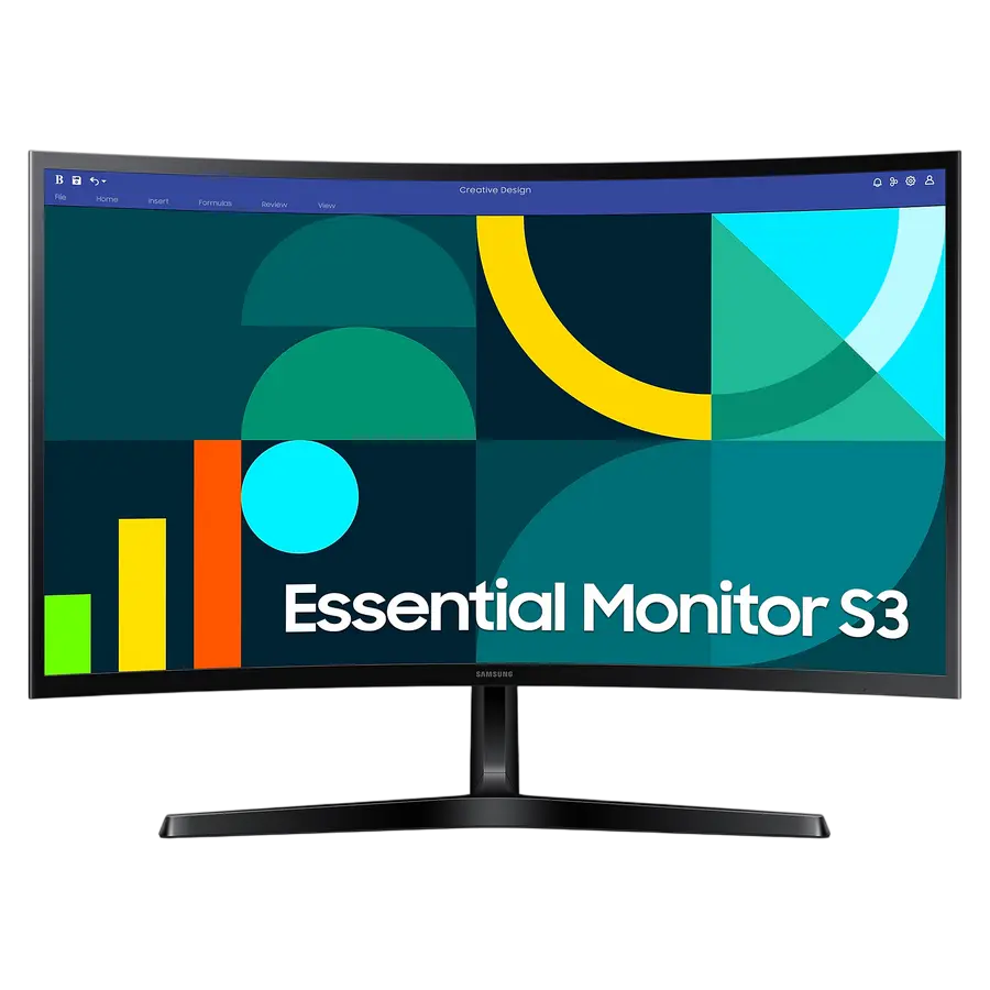 27" Monitor Samsung S27D366G, VA 1920x1080 FHD, Negru - photo