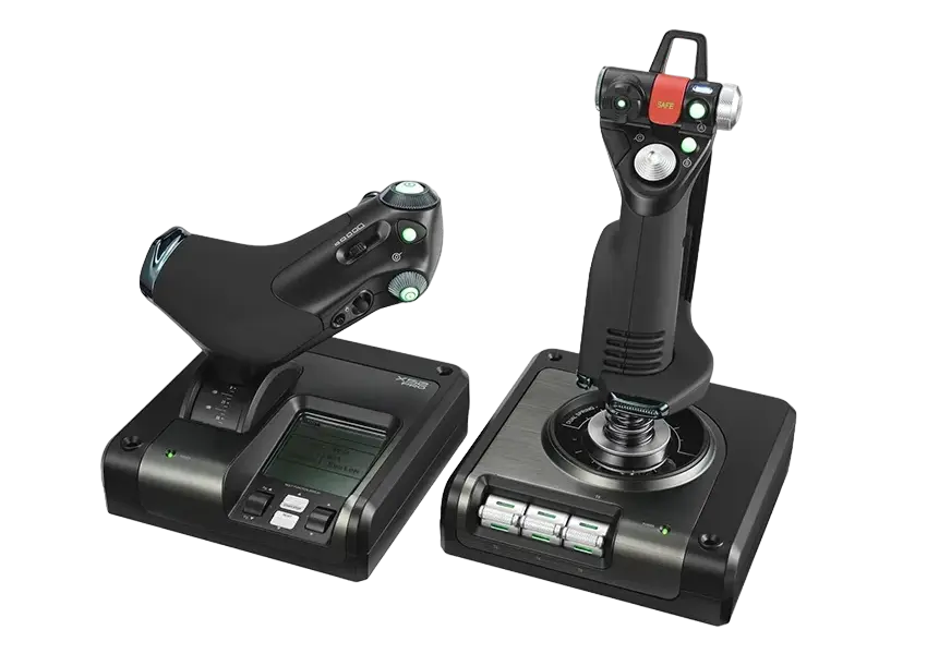 Joystick pentru jocuri Logitech G X52 Pro HOTAS, Negru - photo