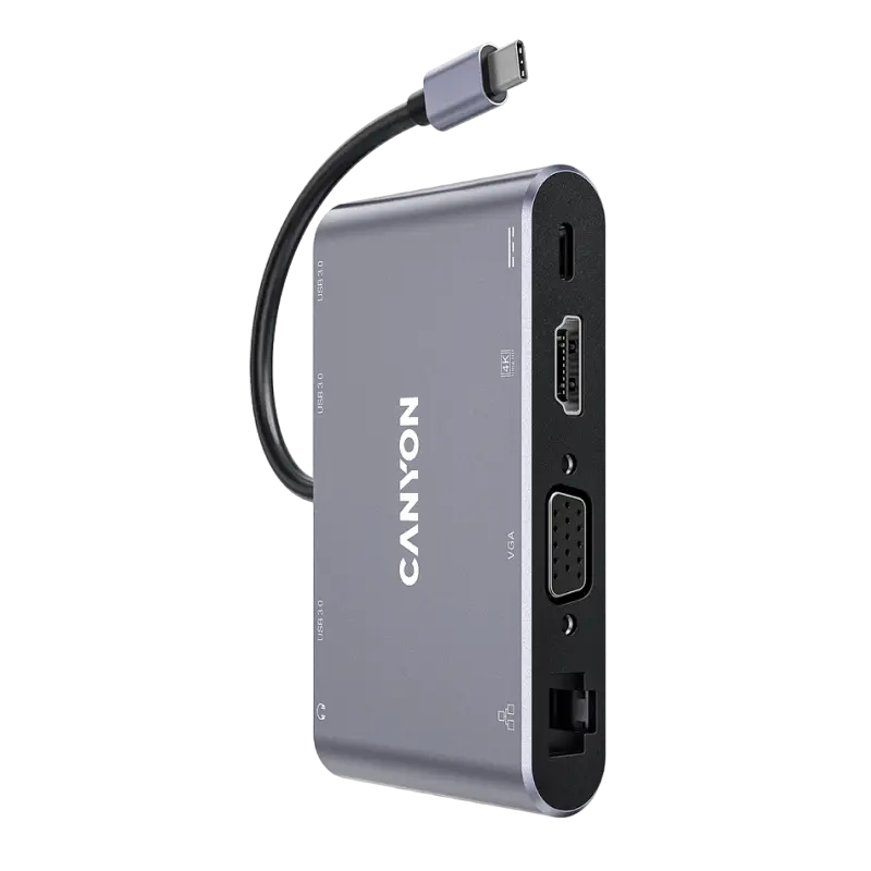 USB-концентратор Canyon DS-14, Серый - photo