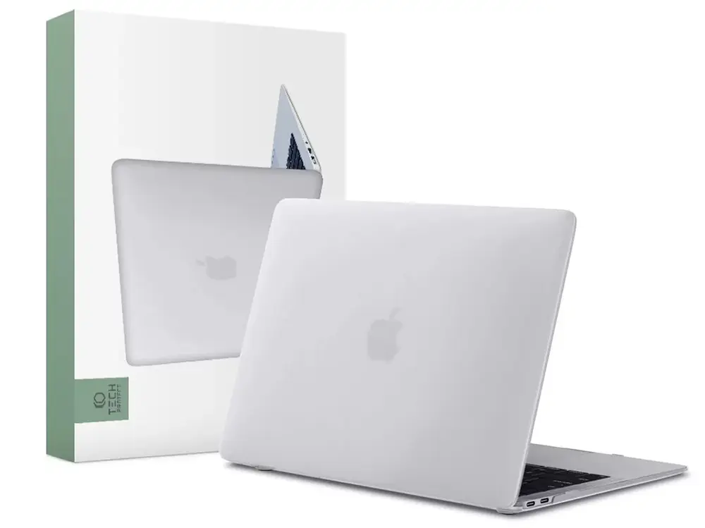 Husă pentru laptop Tech Protect Smartshell Macbook Air 13 (2018-2020), 13.3", Policarbonat, Matte Clear - photo